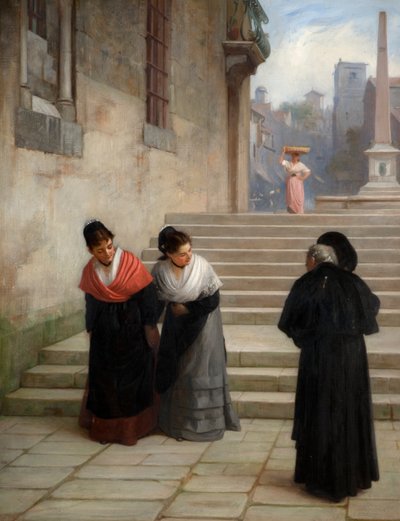 Hans ærbødighet, 1876 av Philip Hermogenes Calderon