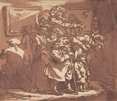 En utstilling, 29. januar 1776., 29. januar 1776. av Philip James de Loutherbourg