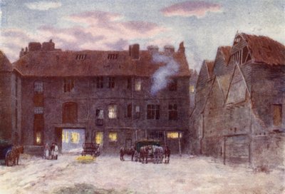 Baksiden av White Hart Inn, Southwark, 1884 av Philip Norman