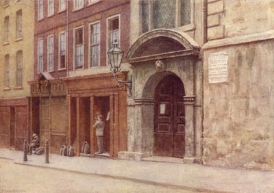 Døråpning til St Georges Church, Botolph Lane, 1904 av Philip Norman