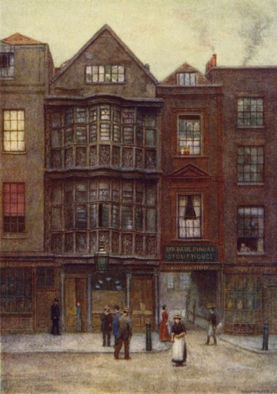 Sir Paul Pindars House, Bishopsgate Street, 1877 av Philip Norman