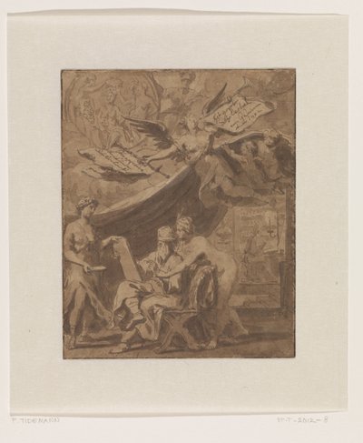 Frontispice-design for The Great Painting Book av Philip Tidemann