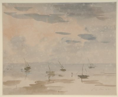(akvarell på papir) av Philip Wilson Steer