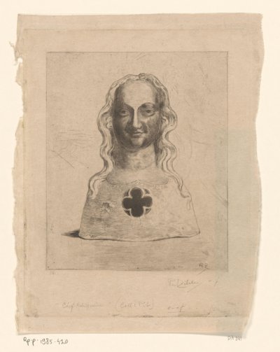 byste av en kvinne Chief Reliquary (original tittel) av Philip Zilcken (signed by artist)