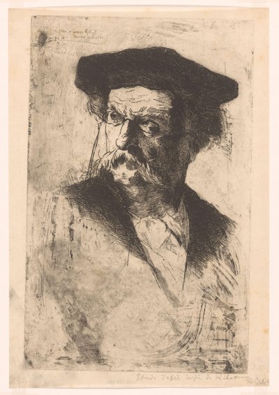 Portrett av en mann av Philip Zilcken (signed by artist)