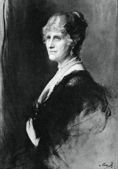 Nina Bowes-Lyon, grevinne av Strathmore og Kinghorne, 1937. av Philip de László