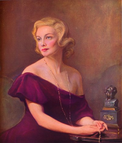Portrett av Madeleine Carroll, 1935, 1936. av Philip de László