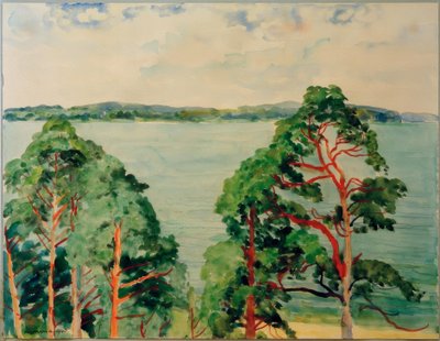 Badekar landskap av Philipp Franck