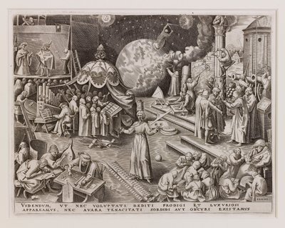 Temperantia Temperance fra De syv dyder, 1560. av Philipp Galle