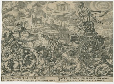 Dødens triumf, ca. 1565. av Philipp Galle