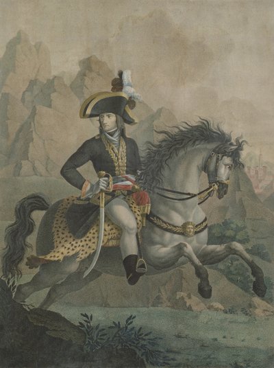 Bonaparte (1769-1821) 1er Consul, fra et maleri av Andrea Appiani (1754-1817) gravert av J.J.F. Tafsaert av Philippe Auguste Hennequin
