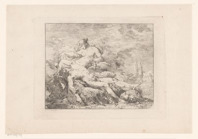 Diana og Endymion av Philippe Auguste Hennequin
