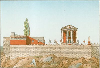 Cora-tempelet, som restaurert av Labrouste av Philippe Benoist
