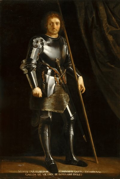 Gaston av Foix, hertugen av Nemours krigerhelgen etter Giorgione av Philippe de Champaigne