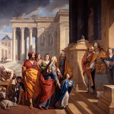 Presentasjonen av den salige jomfru Maria, 1639-1640. av Philippe de Champaigne