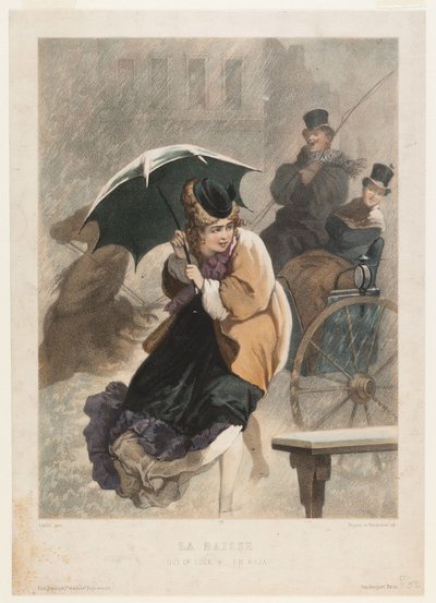Uten lykke La Baise, slutten av 1800-tallet. av Philippe Jacques Linder