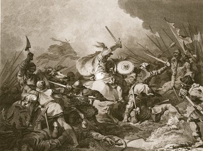 Slaget ved Hastings av Philippe Jacques de Loutherbourg