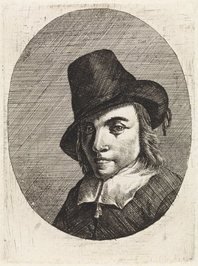 Portrett av en ukjent mann av Philippe Lambert Joseph Spruyt