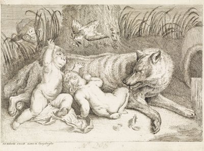 Romulus og Remus av Philippe Lambert Joseph Spruyt