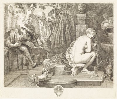 Susanna og de eldste av Philippe Lambert Joseph Spruyt