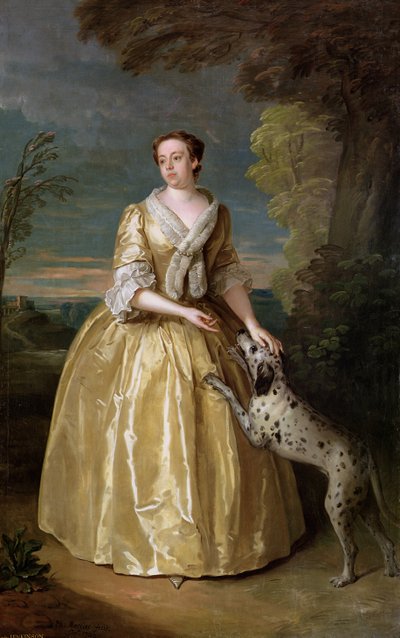 Portrett av Lady Jenkinson av Philippe Mercier