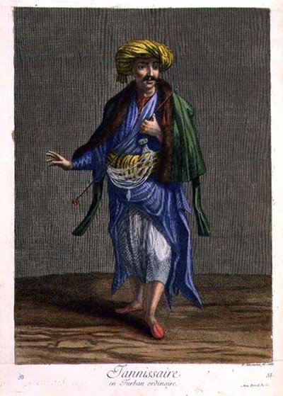 Janitsjar, i en vanlig turban av Philippe Simonneau