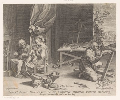 Hellige familie av Philippe Thomassin