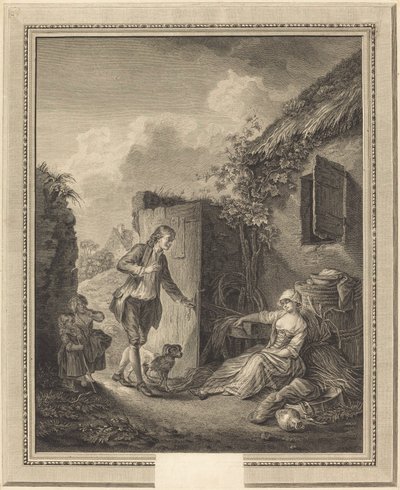Lison sov av Philippe Triere after Sigmund Freudenberger