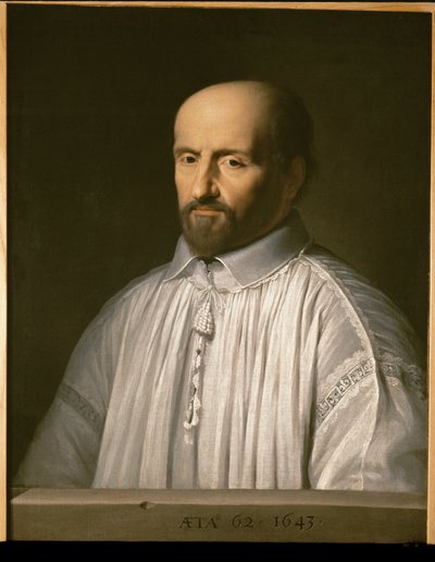 Jean Duvergier de Hauranne, abbed av St. Cyran (oljemaleri) av Philippe de Champaigne