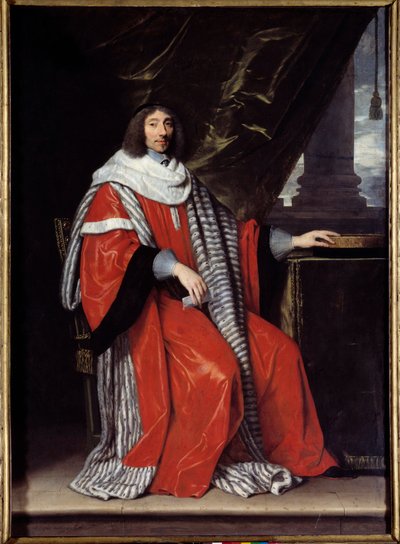 Portrett i full lengde av Jean Antoine de Mesme av Philippe de Champaigne