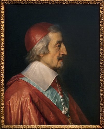 Portrett av kardinal Richelieu (Armand Jean Duplessis de Richelieu av Philippe de Champaigne