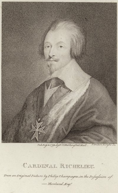 Portrett av kardinal Richelieu av Philippe de Champaigne