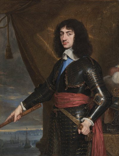 Portrett av kong Charles II av England, 1653 av Philippe de Champaigne