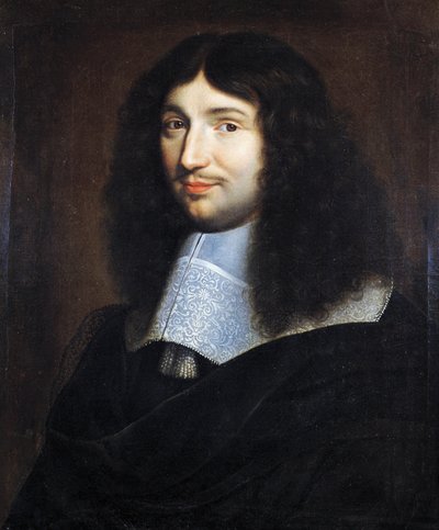 Portrett av mennesket, antagelig Jean Baptiste Colbert (1619-1683), malt av Philippe de Champaigne (1602-1674) av Philippe de Champaigne