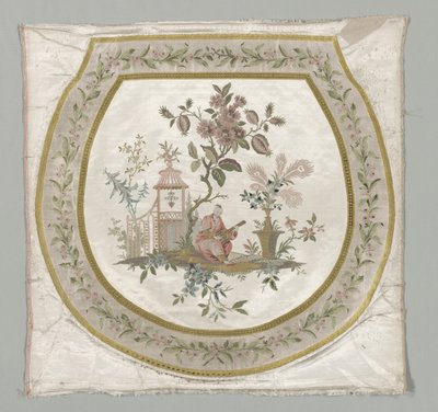 Polstring for et stolsete, ca. 1743-1774. av Philippe de Lasalle