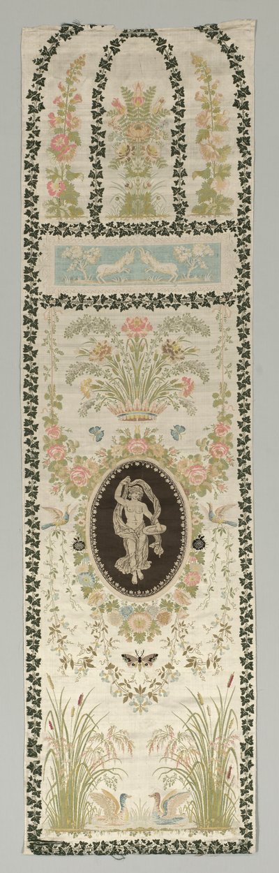 Veggbekledning med klassisk figur, sent 1700-tall - tidlig 1800-tall. av Philippe de Lasalle