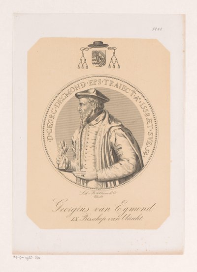 Portrett av George van Egmont av Philippus Anthonius Alexander Kanne (attributed to)