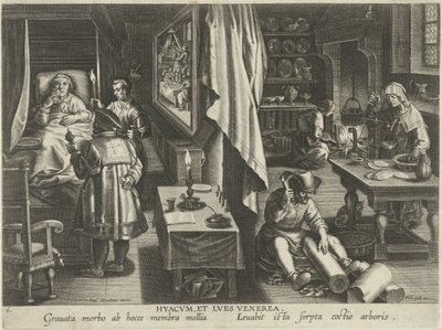 Medisin mot syfilis av Philips Galle (attributed to workshop of)