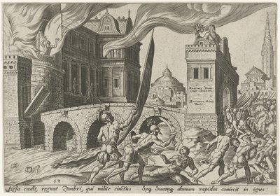 Inntak av Tirza The Days of Doom of the Jewish People (serietittel) av Philips Galle