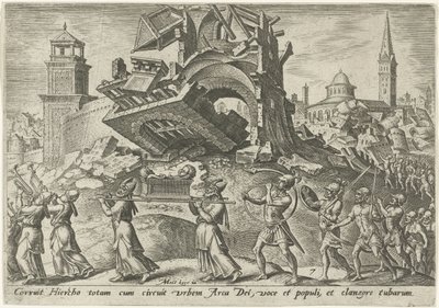 Jerikos øde The Days of Doom of the Jewish People (serietittel) av Philips Galle