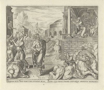Jona spår Nineves fall History of Jonah (serietittel) av Philips Galle