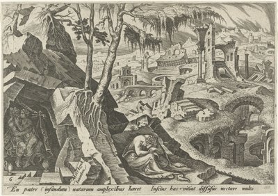 Lot og døtrene hans The Days of Doom of the Jewish People (serietittel) av Philips Galle