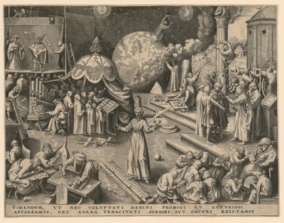 Måtehold (Temperantia), blad 7 fra serien «De sju dydene» av Philips Galle