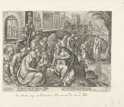 Paulus omvender kvinnene i Filippi Apostlenes gjerninger (serietittel) Acta Apostolorum (serietittel) av Philips Galle