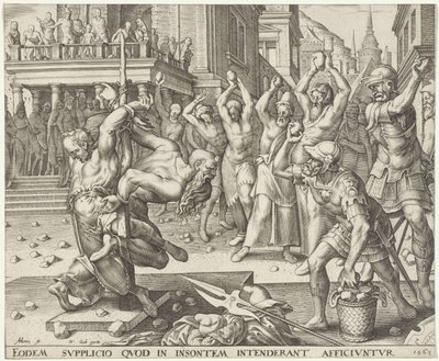 Steining av de eldste Historien om Susanna (serietittel) av Philips Galle