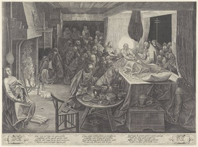 Marys dødsleie av Philips Galle