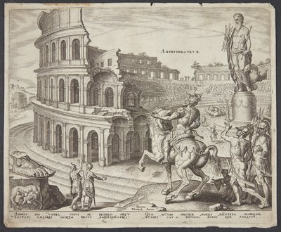 Colosseum i Roma av Philips Galle