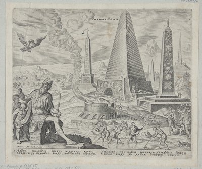 Pyramidene i Egypt av Philips Galle