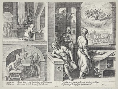 Visjonen til St. Peter av Philips Galle