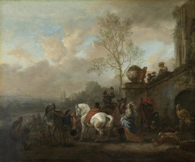 Avreise til jakten av Philips Wouwerman